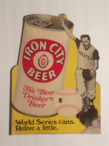 Iron City World Series Cans Point of Purchase Display