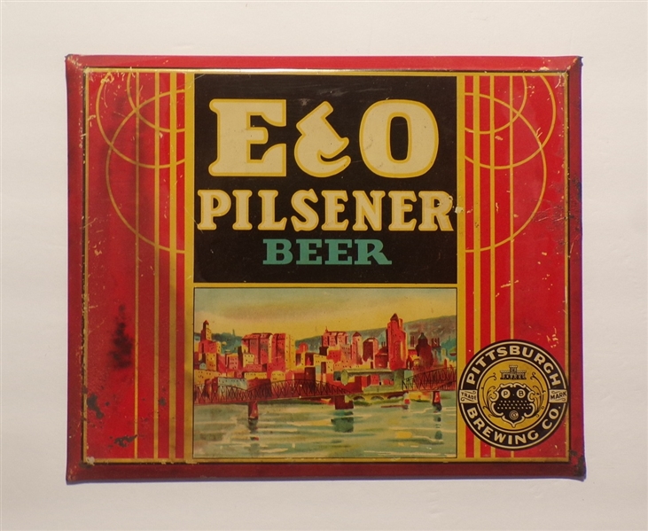 E&O Tin Over Cardboard Sign #1