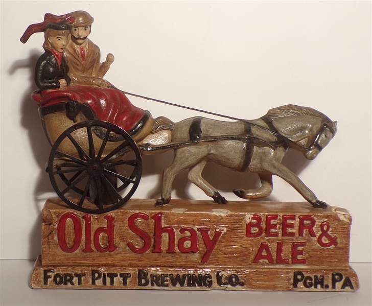 Old Shay Chalk and Rubber Statue