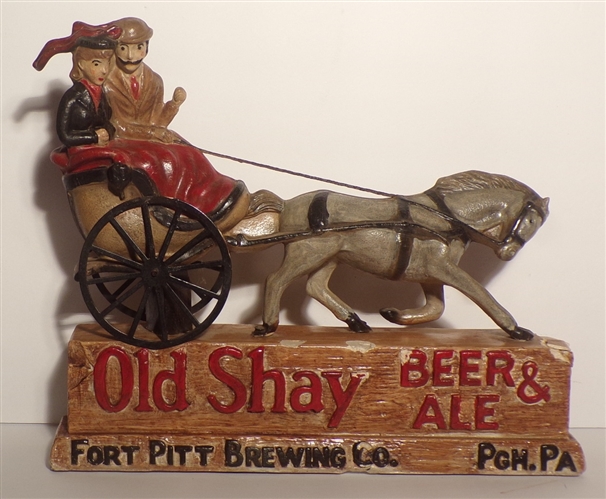 Old Shay Chalk and Rubber Statue