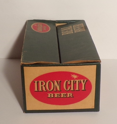 Iron City Cardboard Beer Case