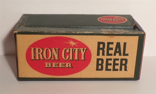 Iron City Cardboard Beer Case