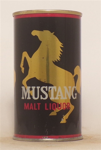 Mustang Malt Liquor Intact U-Tab