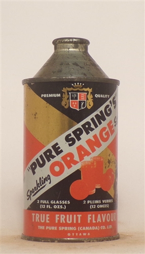 Pure Spring Orange Cone Top (Canada)