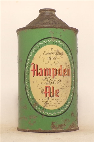 Hampden Ale Quart Cone Top