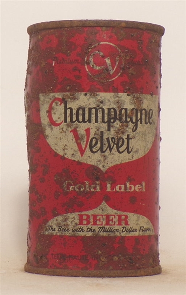 Champagne Velvet Flat Top #6