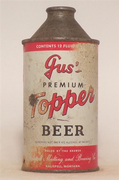 Gus' Topper cone top