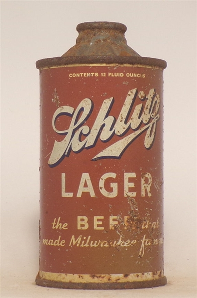 Schlitz low profile cone top #1