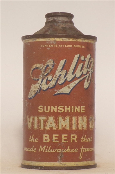 Schlitz low profile cone top #2