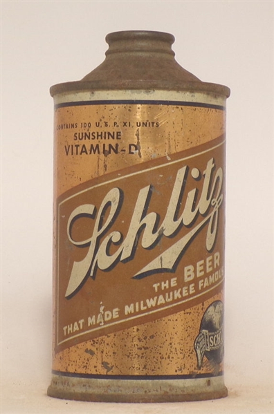 Schlitz low profile cone top #3