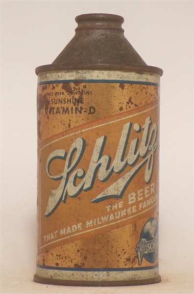 Schlitz cone top #4