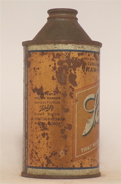 Schlitz cone top #4