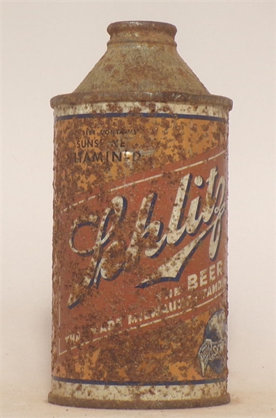 Schlitz cone top #5