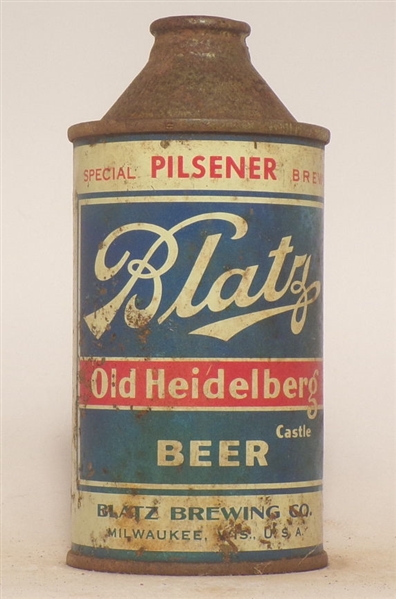 Blatz Beer cone top #6