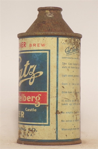 Blatz Beer cone top #6