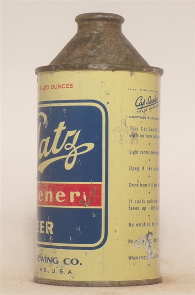 Blatz Beer cone top #7