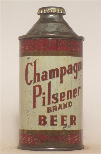 Champagne Pilsener cone top