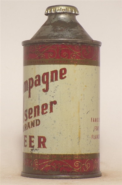 Champagne Pilsener cone top