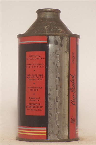 Berghoff cone top