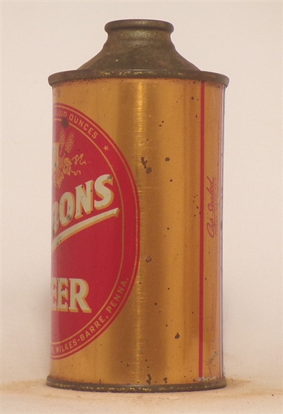 Gibbons Beer low profile Cone Top