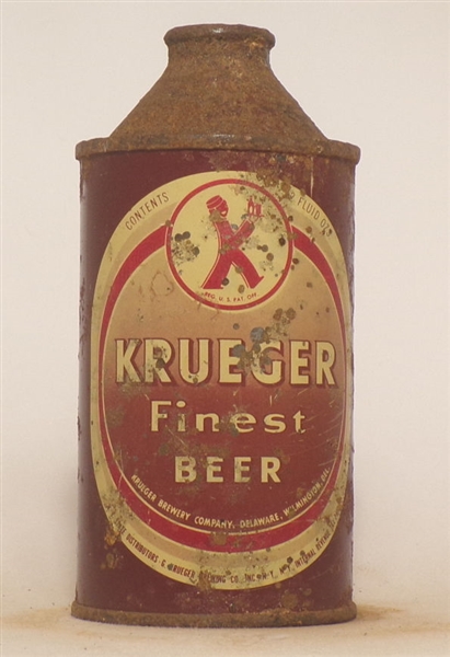 Krueger Beer Cone Top #1