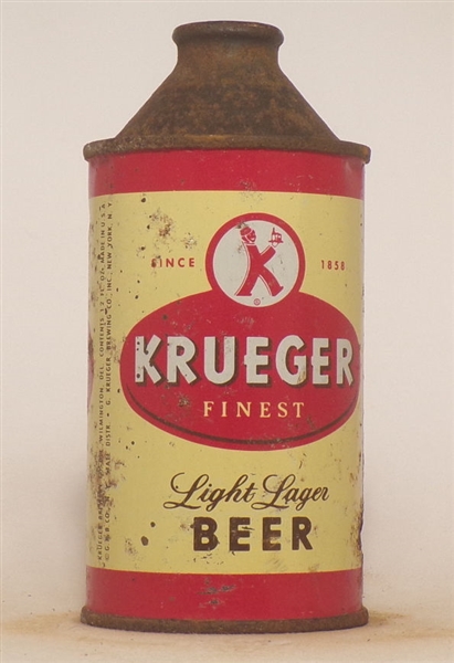 Krueger Beer Cone Top #3