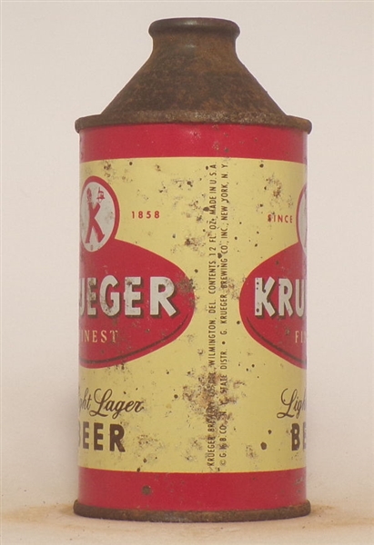 Krueger Beer Cone Top #3