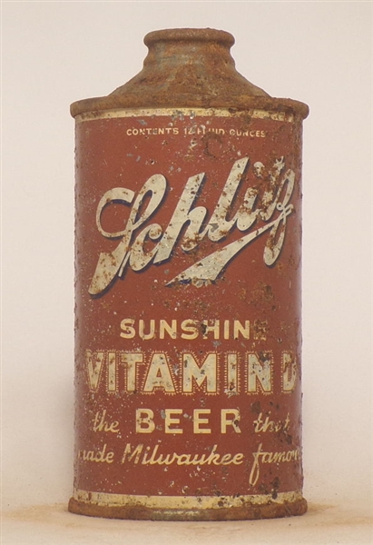 Schlitz low profile Cone Top #1