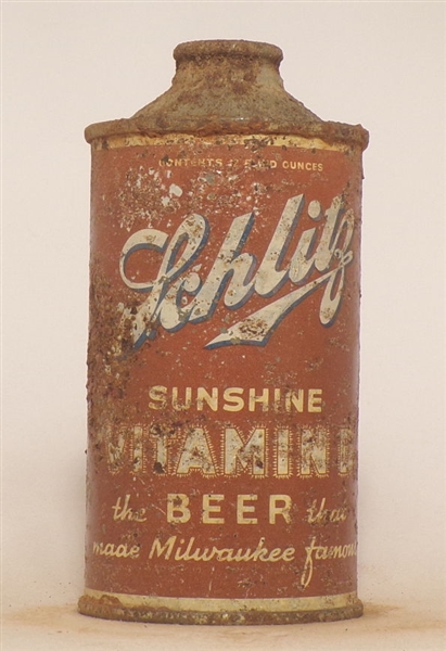 Schlitz low profile Cone Top #2