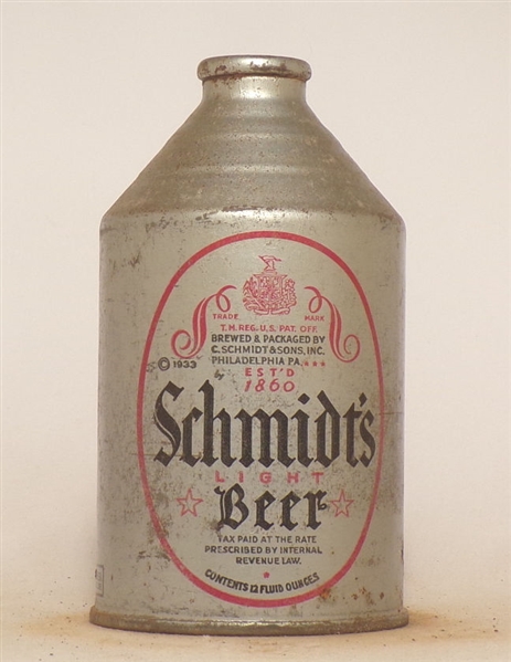 Schmidt's Beer Crowntainer #2