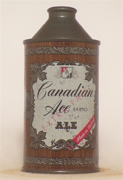 Canadian Ace Ale Cone Top #1