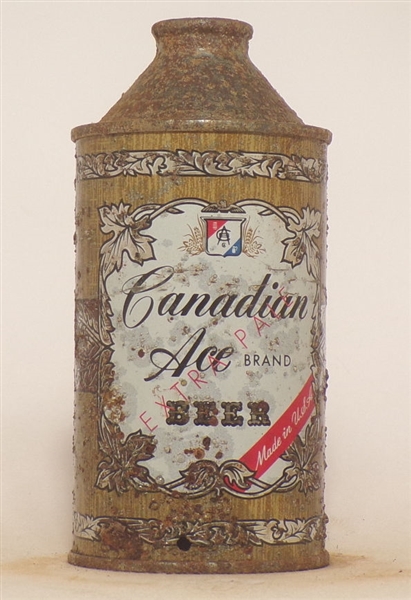 Canadian Ace Beer Cone Top #1