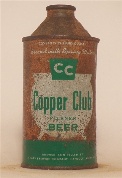 Copper Club Cone Top