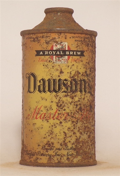 Dawson's Master Ale low profile Cone Top #2