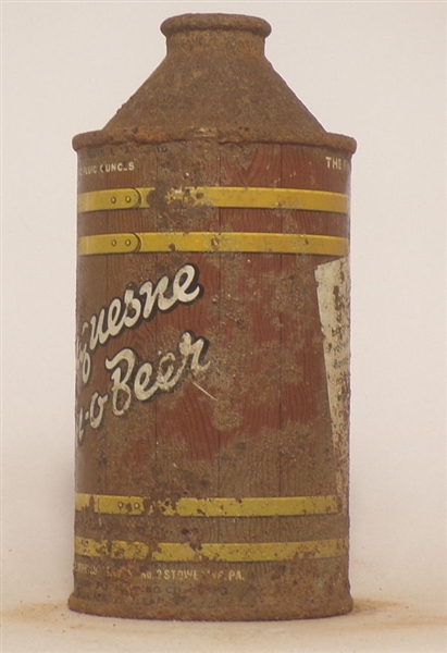 Duquesne Can-o-Beer Cone Top #1