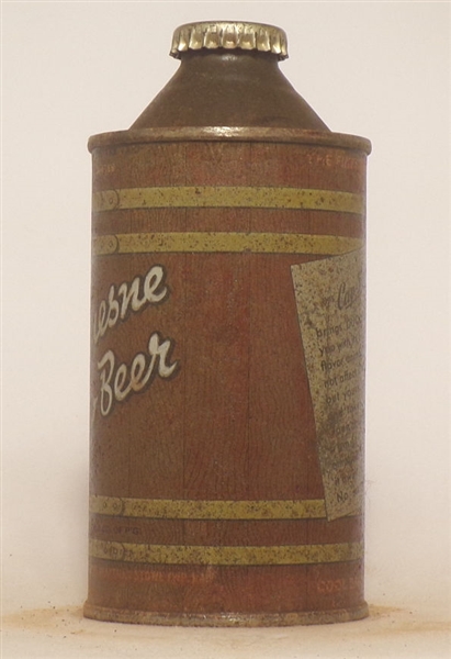 Duquesne Can-o-Beer Cone Top #2