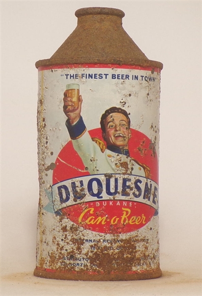 Duquesne Can-o-Beer Cone Top #5