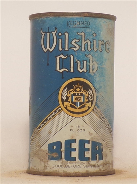 Wilshire Club Beer Opening Instructional Flat Top #1