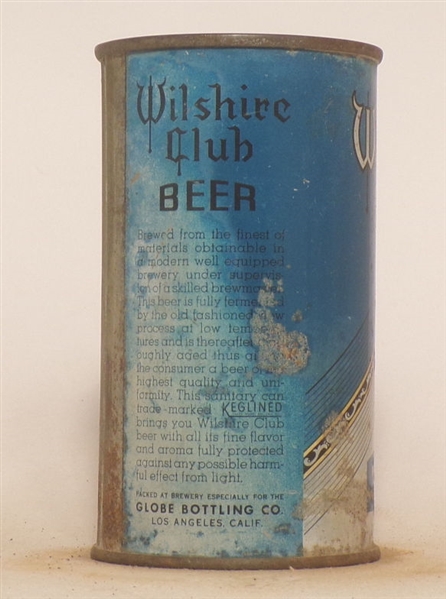 Wilshire Club Beer Opening Instructional Flat Top #1