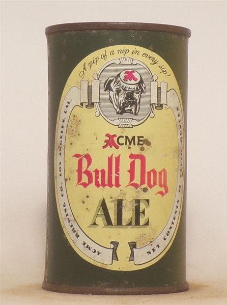 Bull Dog Ale Flat Top #1