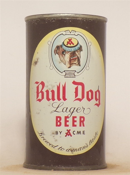 Bull Dog Beer Flat Top #1