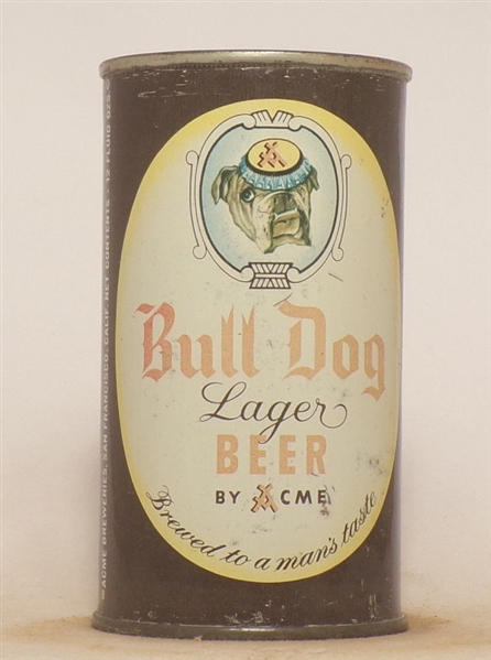 Bull Dog Beer Flat Top #1