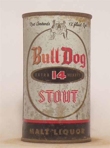 Bull Dog Stout Malt Liquor Flat Top #4