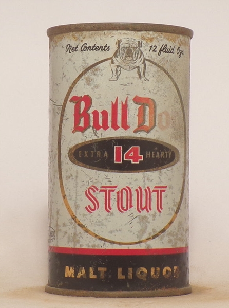 Bull Dog Stout Malt Liquor Flat Top #4