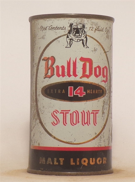 Bull Dog Stout Malt Liquor Flat Top #5