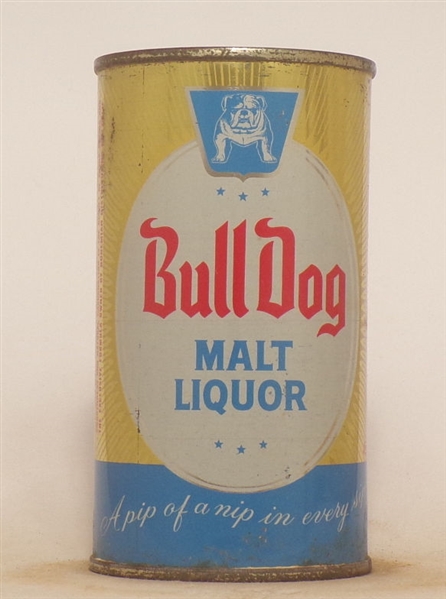 Bull Dog Malt Liquor Flat Top