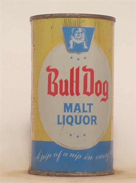 Bull Dog Malt Liquor Flat Top