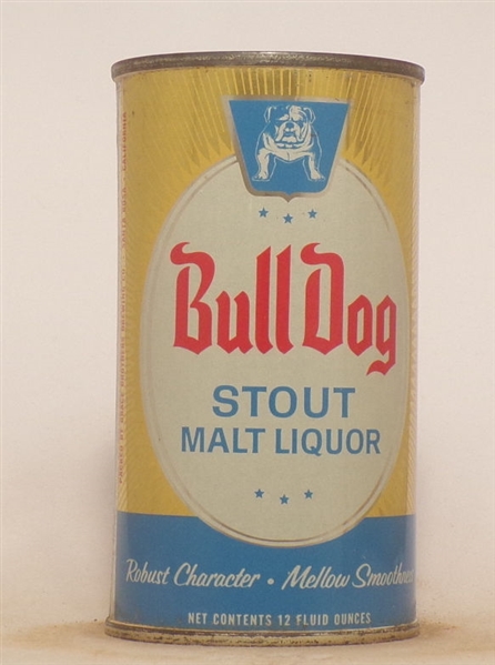 Bull Dog Stout Malt Liquor Flat Top