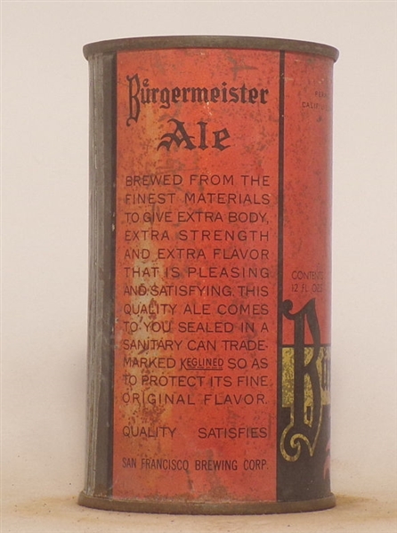 Burgermeister Ale Opening Instructional Flat Top #2