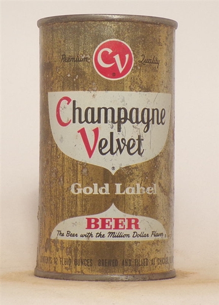 Champagne Velvet Flat Top